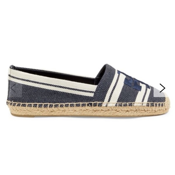 NIB 🆕 Tory Burch 🆕 Blue and White Espadrilles - Picture 2 of 6
